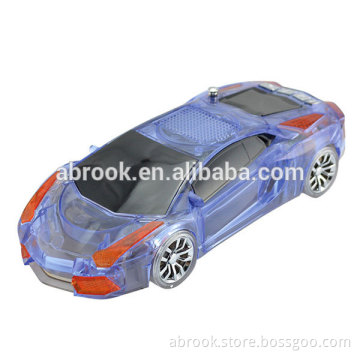 LED light big sound music car speaker with tf/usb/fm radio